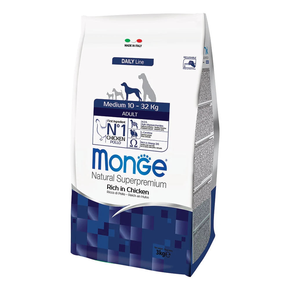 MONGE 3 KG. MEDIUM ADULT