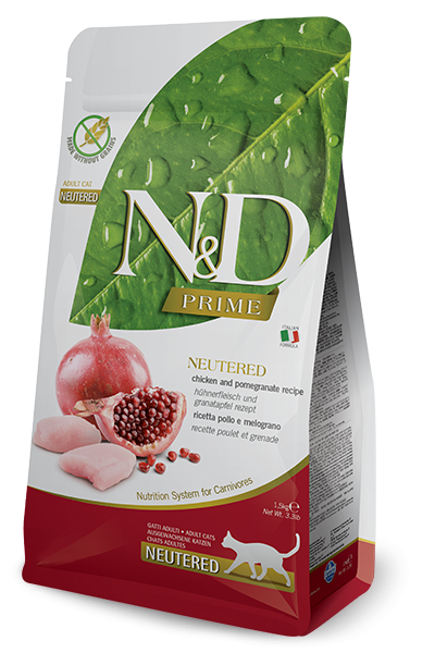N&amp;D CAT PRIME NEUTERED POLLO/MELOGRANO