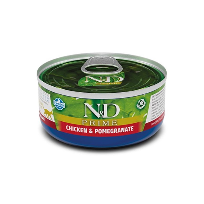 N&amp;D CAT PRIME POLLO/MELOGRANO 70 g