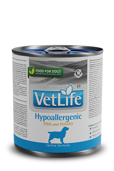 VET LIFE DOG HYPOALLERGENIC FISH/POTATO 300gr