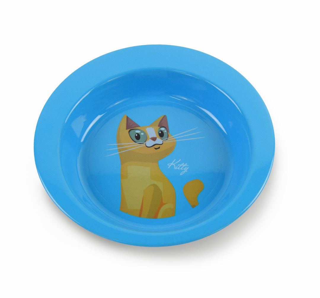 CIOTOLA PER GATTI KITTY IN ACCIAIO INOX SMALTATO
