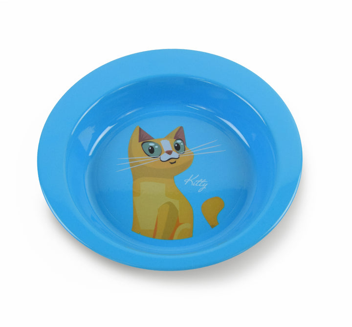 CIOTOLA PER GATTI KITTY IN ACCIAIO INOX SMALTATO