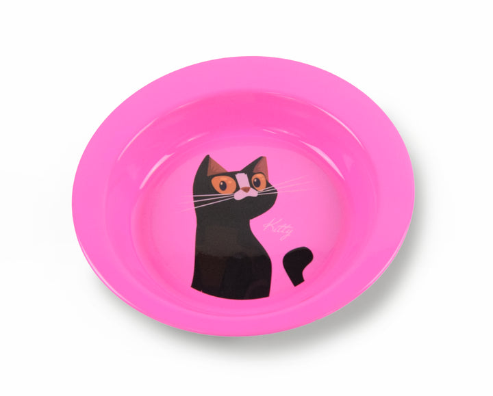 CIOTOLA PER GATTI KITTY IN ACCIAIO INOX SMALTATO