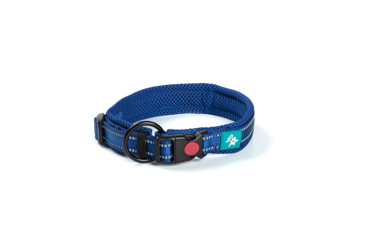 COLLARE IN NYLON E MESH RIFLETTENTE