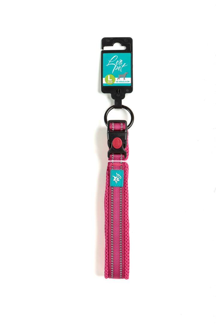 COLLARE IN NYLON E MESH RIFLETTENTE