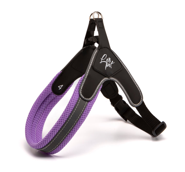 PETTORINA REGOLABILE IN PVC, NYLON E MESH