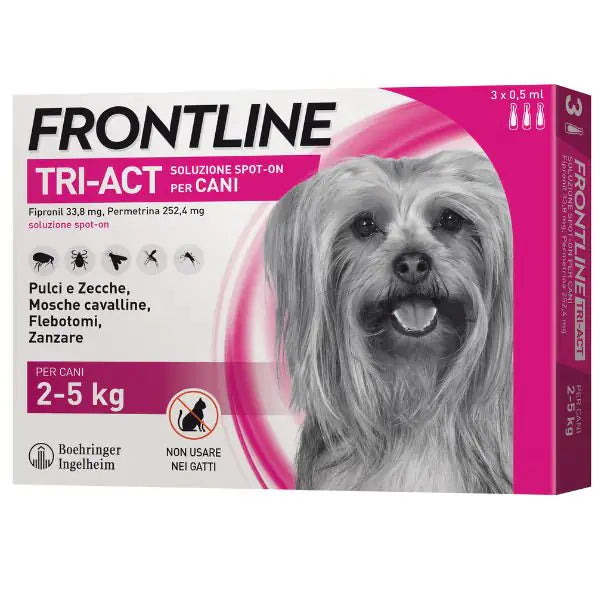 FRONTLINE TRI-ACT - CANI 2-5 kg