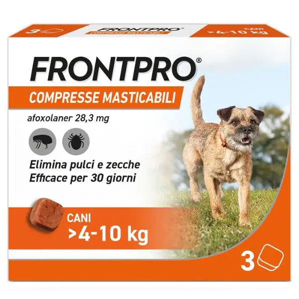 FRONTPRO COMPRESSE ANTIPARASSITI - CANI 4-10 kg
