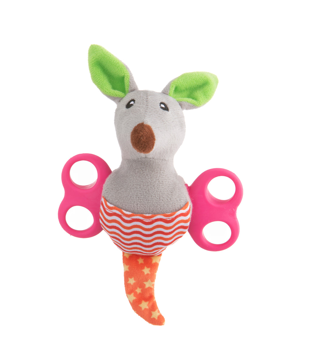 CANGURO IN PELUCHE CON PORTASNACK
