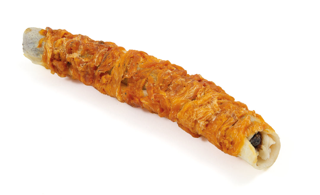 VIKING - ROLL IN PELLE BOVINA/POLLO RIPIENO DI FEGATO 100g