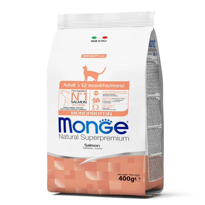 MONGE CAT SALMONE 400 GR.