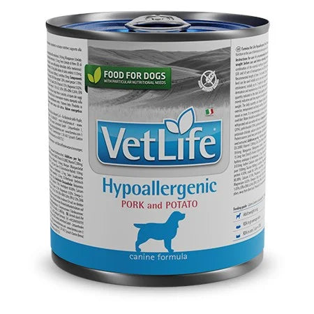 VET LIFE DOG HYPOALLERGENIC PORK/POTATO 300gr